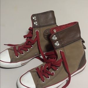 Leather Converse